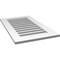 Ekena Millwork Vertical Surface Mount PVC Gable Vent: Functional, w/ 3-1/2"W x 1"P Standard Frame, 20"W x 34"H GVPVE20X3401SF - alternate 5